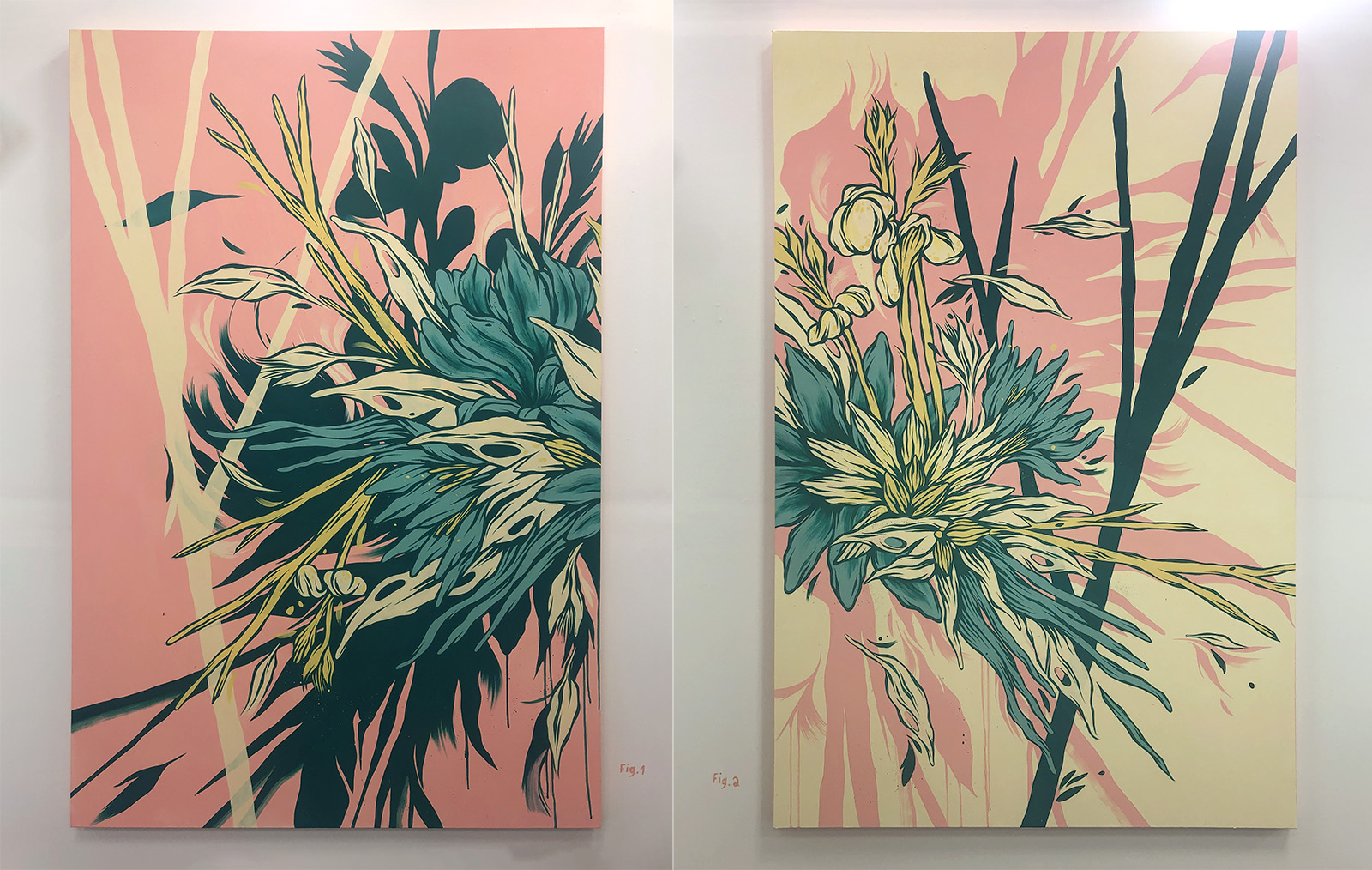 layered thoughts (2021), Cateye Gallery, Atlanta GA, 2021