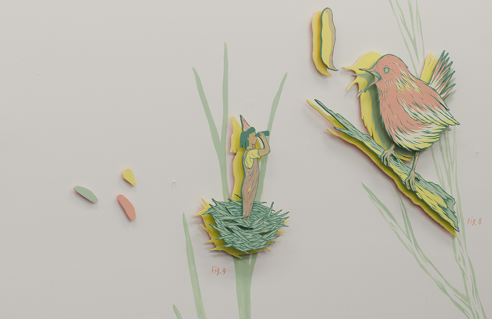 layered thoughts (2021), Cateye Gallery, Atlanta GA, 2021