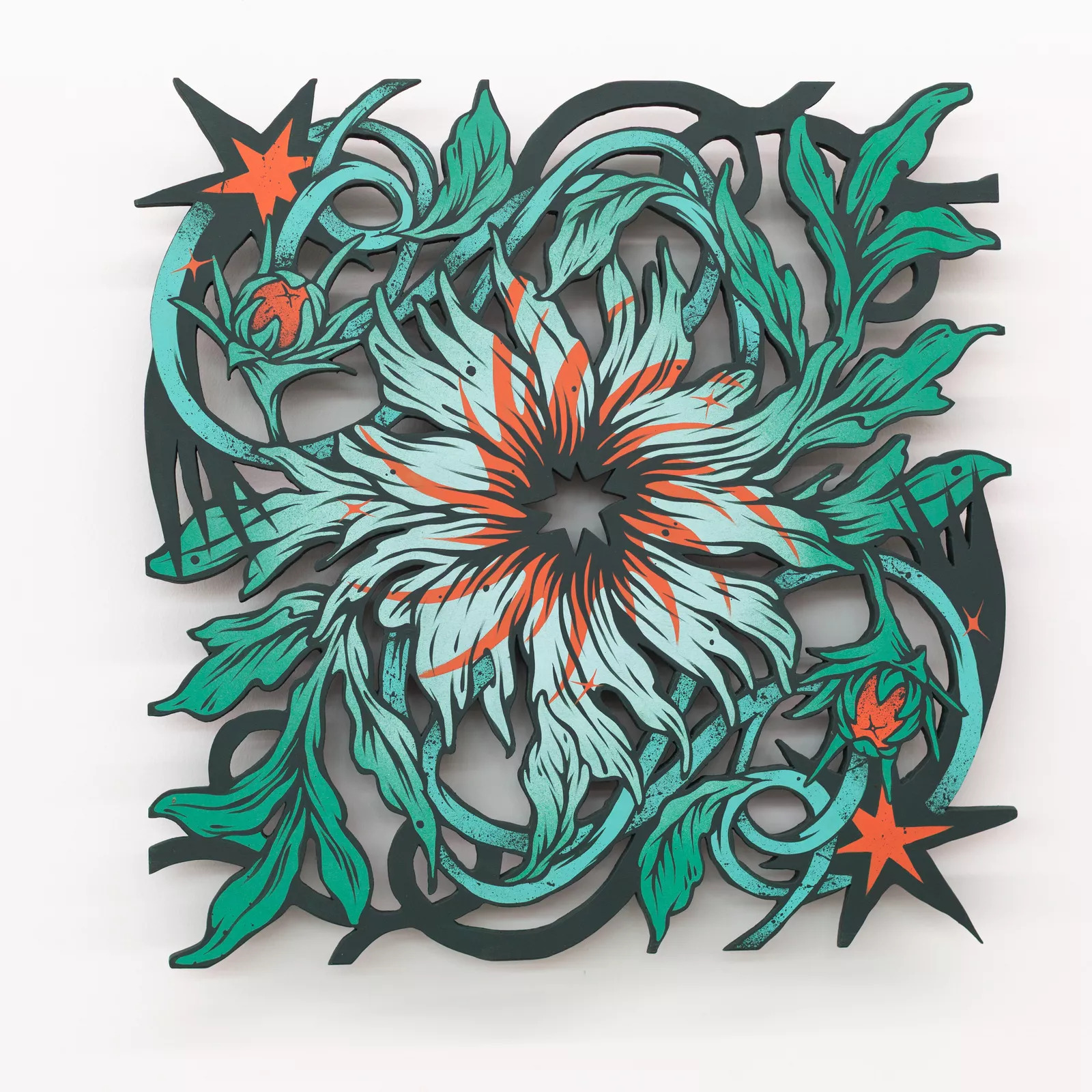 La semilla. Latex paint on wood, painting for sale