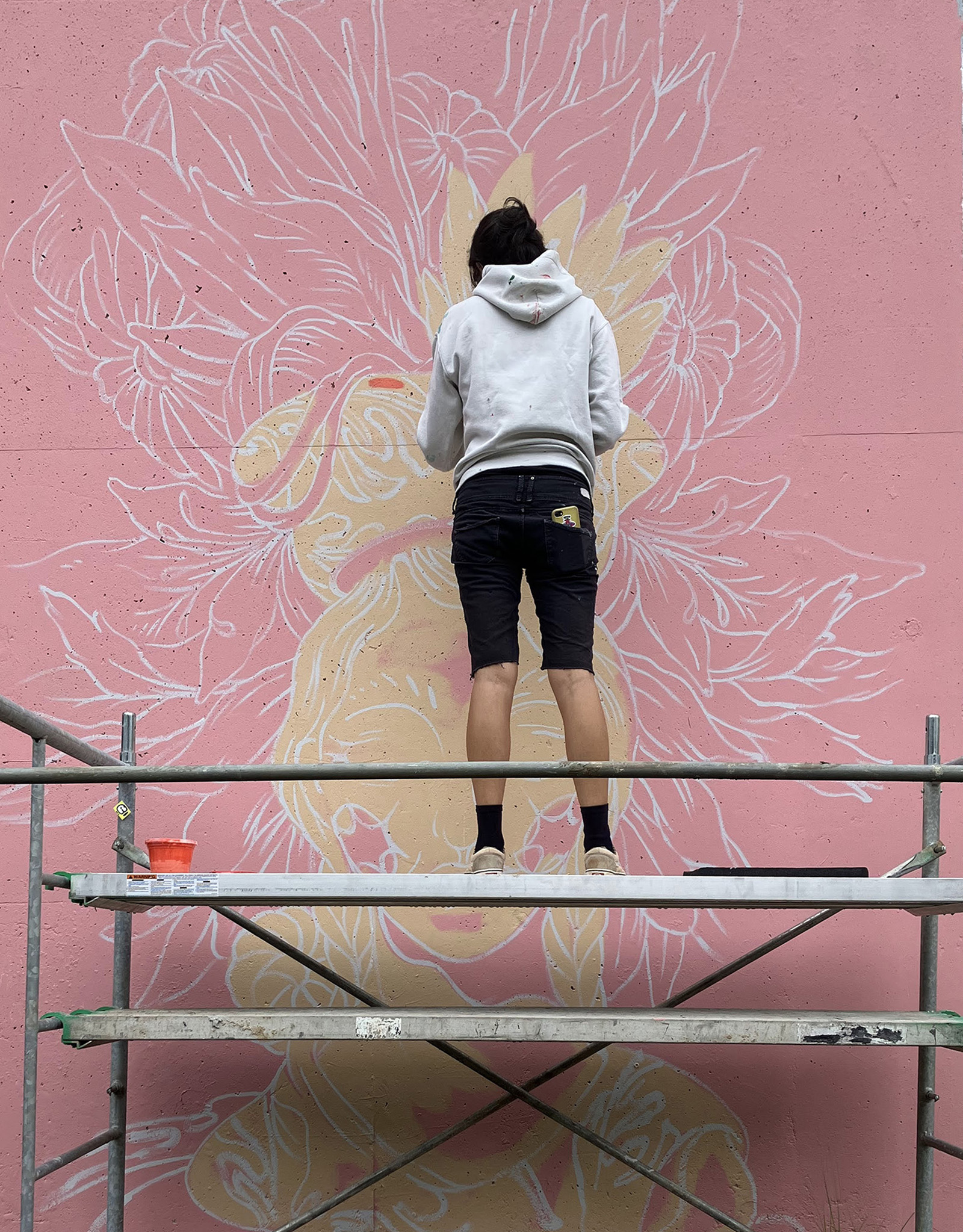She is there, Cabbagetown, Atlanta, 2023